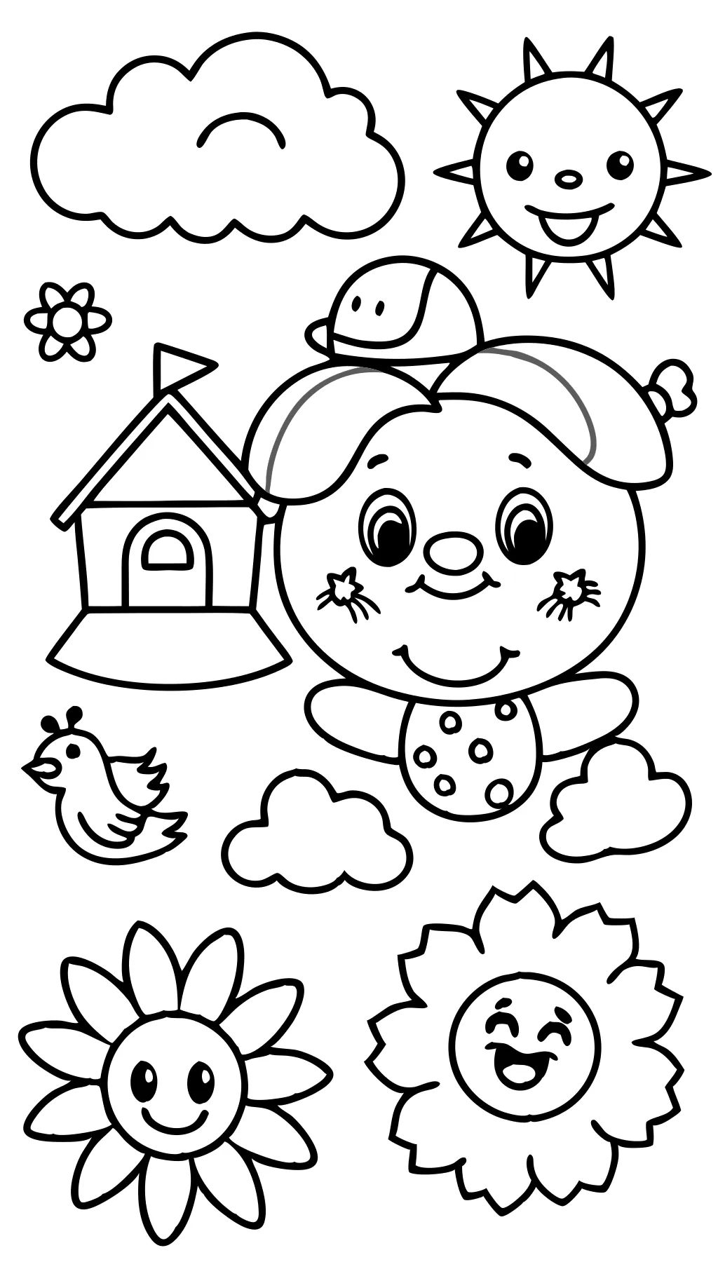 free coloring pages for kindergarteners